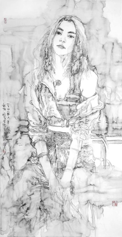 《夏至》136x68cm 2021