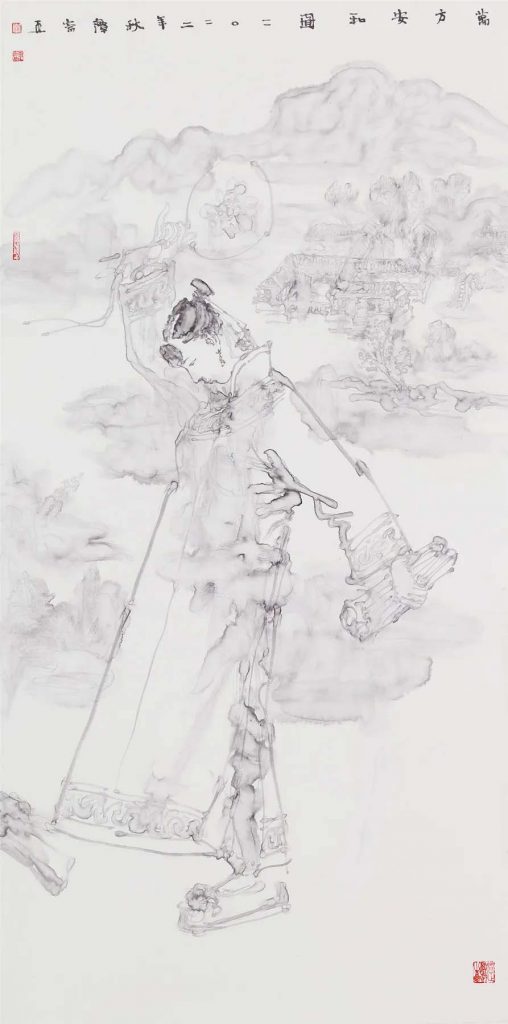《万方安和图》68X136cm