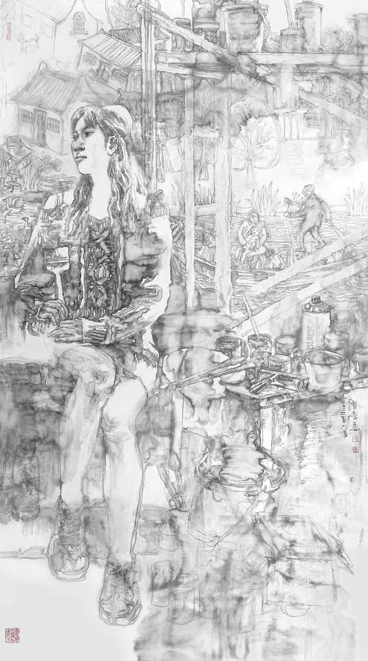 《家乡更美丽》180cmx95cm 2022年