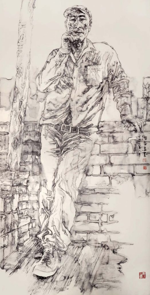 《小憩》136cm×68cm 2022
