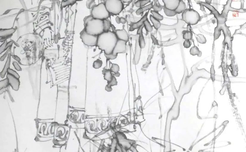 《春色满园》136X68cm