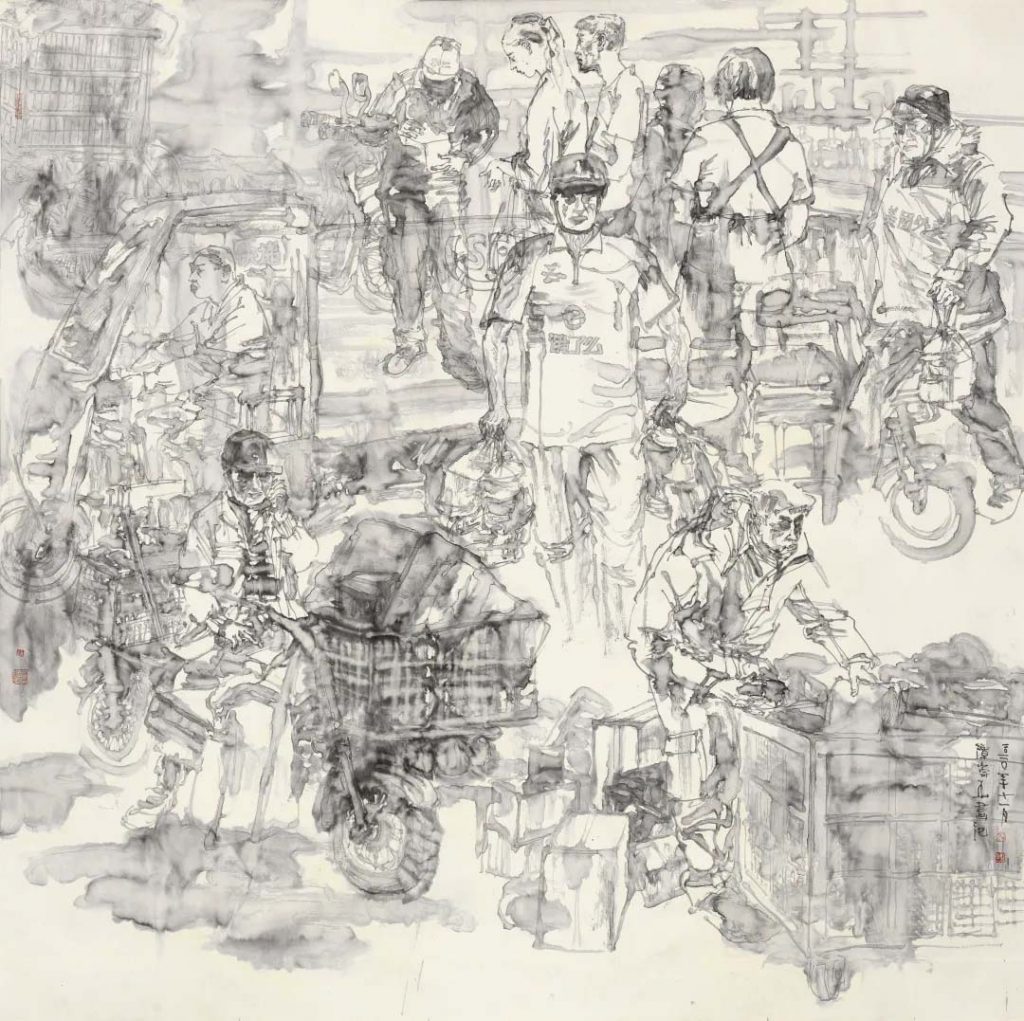 《追梦路上》180x180cm 2020