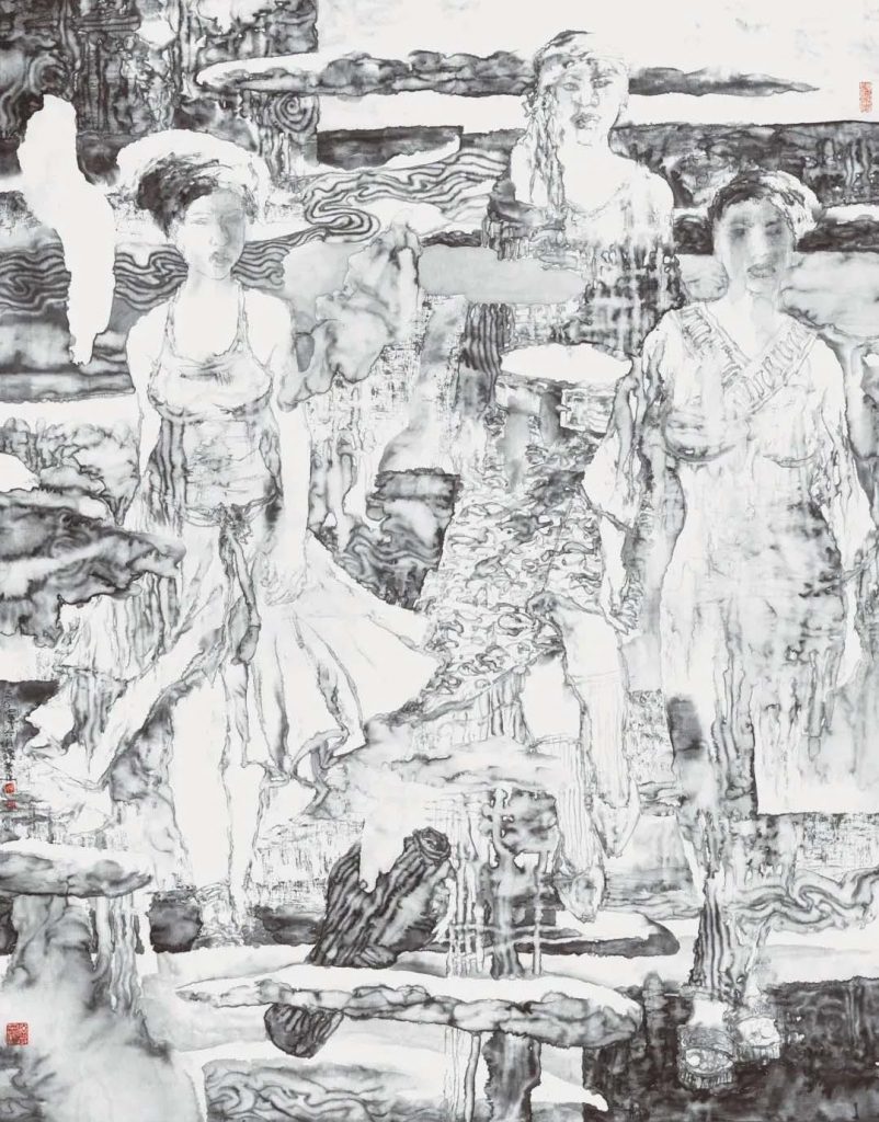 《霓裳》185x145cm 2004