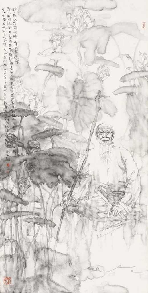 《齐白石》138x68cm 2020